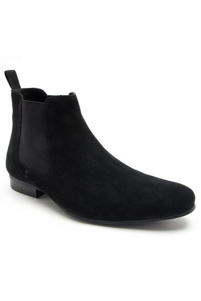 'Stanway' Formal Suede Leather Chelsea Boots