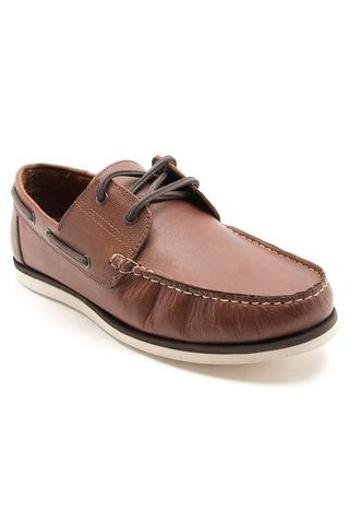 Product 'Helford' Gibson Casual Comfortable and Classic Leather Boat Shoes Dark Brown