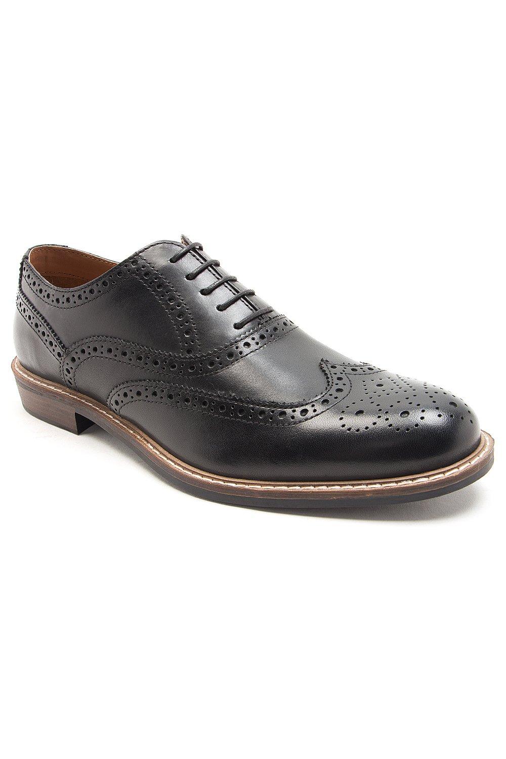 Shoes | 'Cardew' Brogue Leather Formal Classic Shoes | Thomas Crick