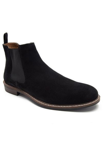 'Bateman' Formal Chelsea Suede Boots Classic Comfortable and Stylish Boots