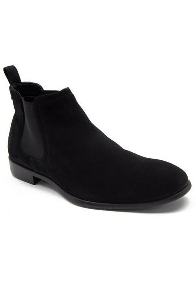 'Beeston' Formal Chelsea Suede Leather Boots
