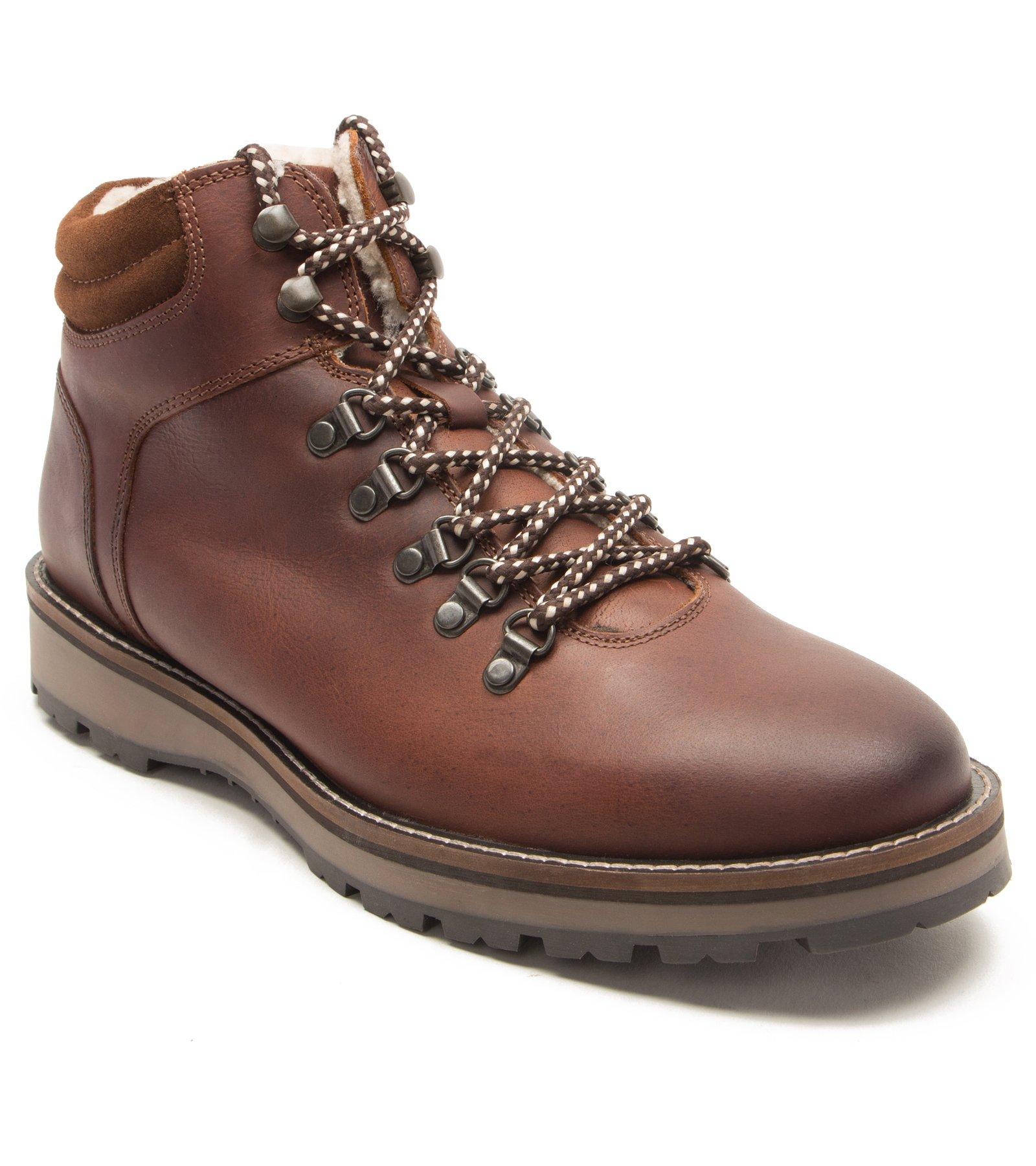 'Dekker' Hiker Style Mid-Height Casual Leather Boots