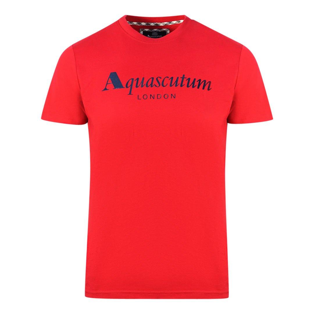 london brand logo red t-shirt