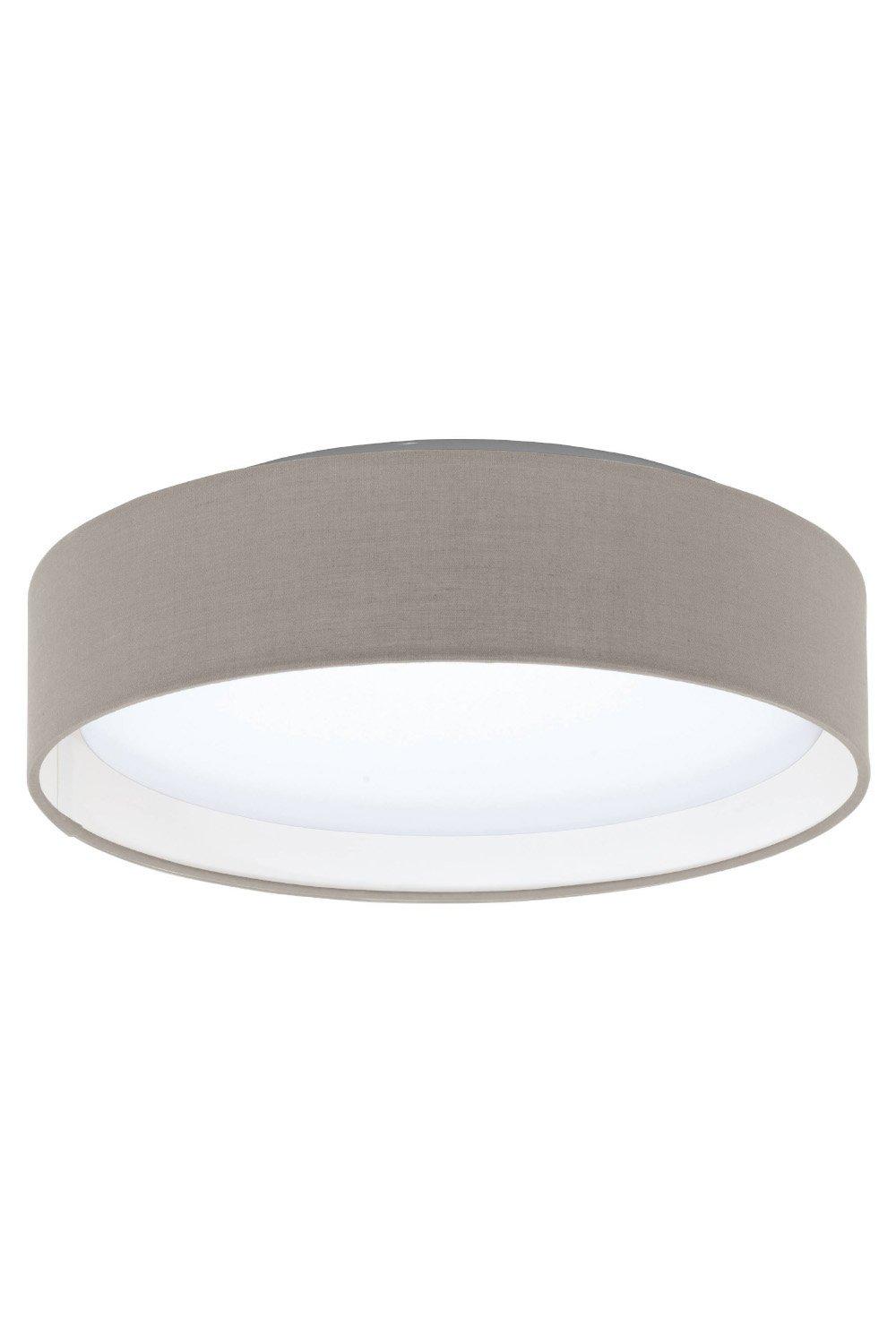 Pasteri Fabric Wired Flush Ceiling Light