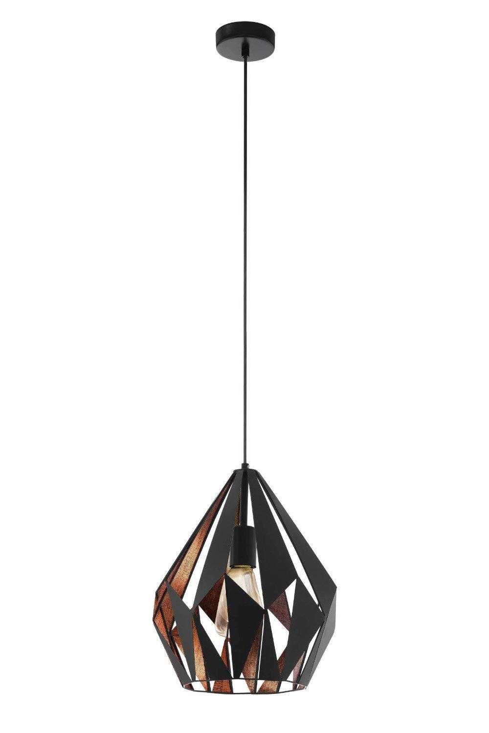 Carlton 1 Copper Metal 1 Light Hanging Pendant