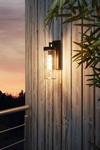 Eglo Bovolone Clear Glass And Metal IP44 Outdoor Wall Light thumbnail 2