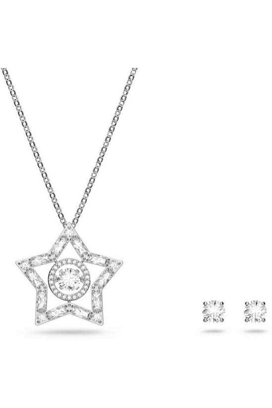 Swarovski Stella Star Necklace And Stud Earrings Jewellery Set - 5622729 1