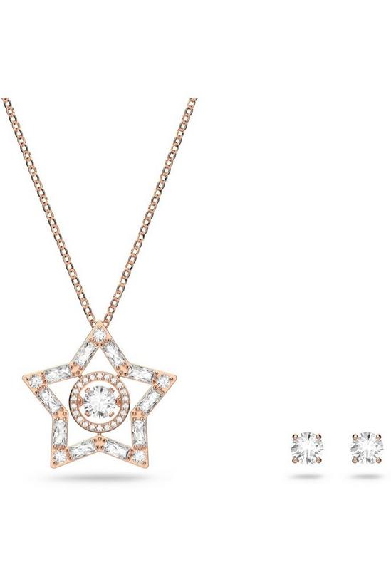 Swarovski Stella Star Necklace And Stud Earrings Jewellery Set - 5622730 1