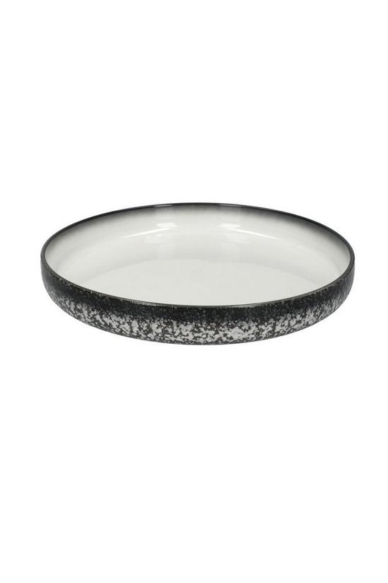 Maxwell & Williams Caviar Granite 28cm High Rim Platter 1