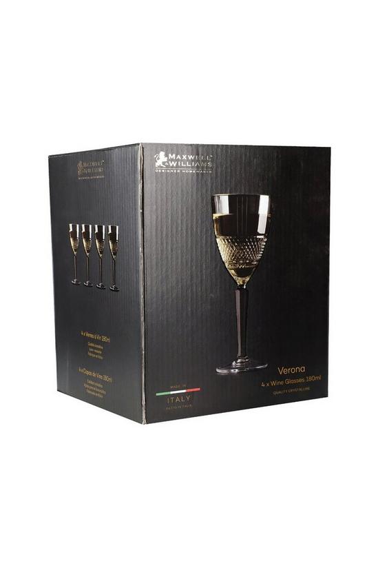 Maxwell & Williams Verona Set of Four 180ml Wine Glasses 3
