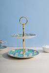 Maxwell & Williams Teas & C's Kasbah Mint Two Tiered Cup Cakes Stand thumbnail 2