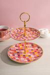 Maxwell & Williams Teas & C's Kasbah Rose Two Tiered Cup Cakes Stand thumbnail 1