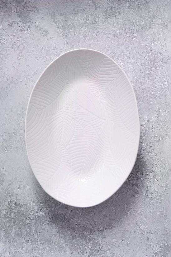 Maxwell & Williams Panama 32cm Oval White Serving Bowl 1