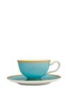 Maxwell & Williams Teas & C's Kasbah Turquoise 200ml Footed Cup and Saucer thumbnail 2