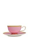 Maxwell & Williams Teas & C's Kasbah Hot Pink 200ml Footed Cup and Saucer thumbnail 1