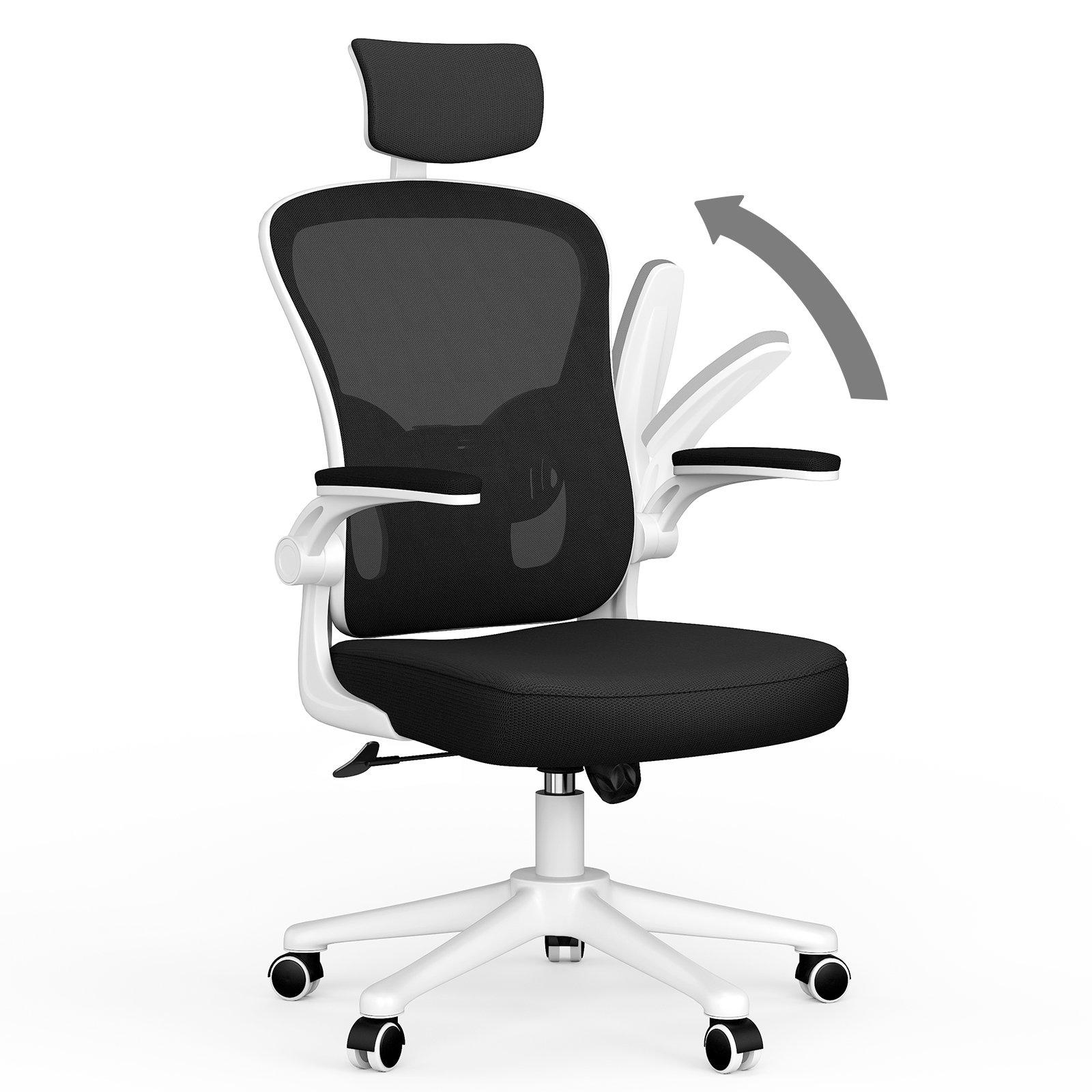 Ergonomic Office Chair with Headrest and Adjustable Armrests