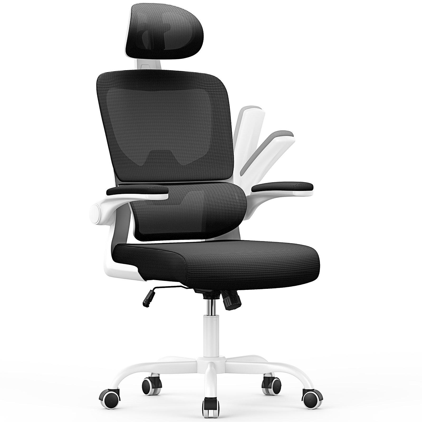 Large Ergonomic Desk Chairs,High Back Computer Chair with Lumbar Support, Breathable Mesh, Adjustabl