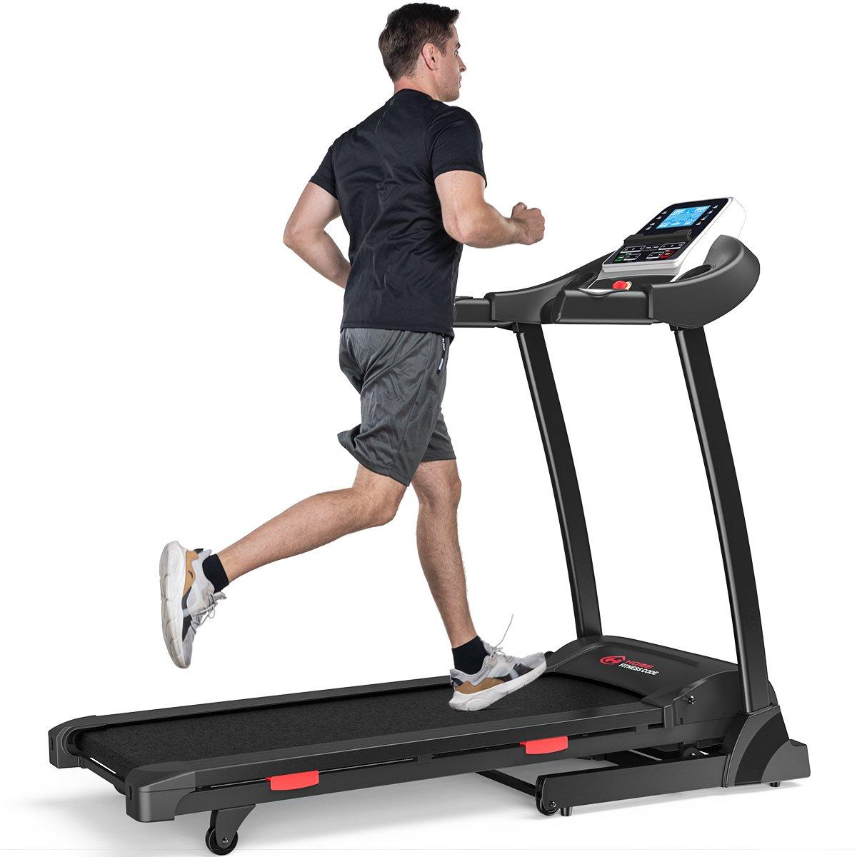 Folding Treadmill 3.0HP Walking Running Machine 1-16KM/H with 0-15% Auto Incline