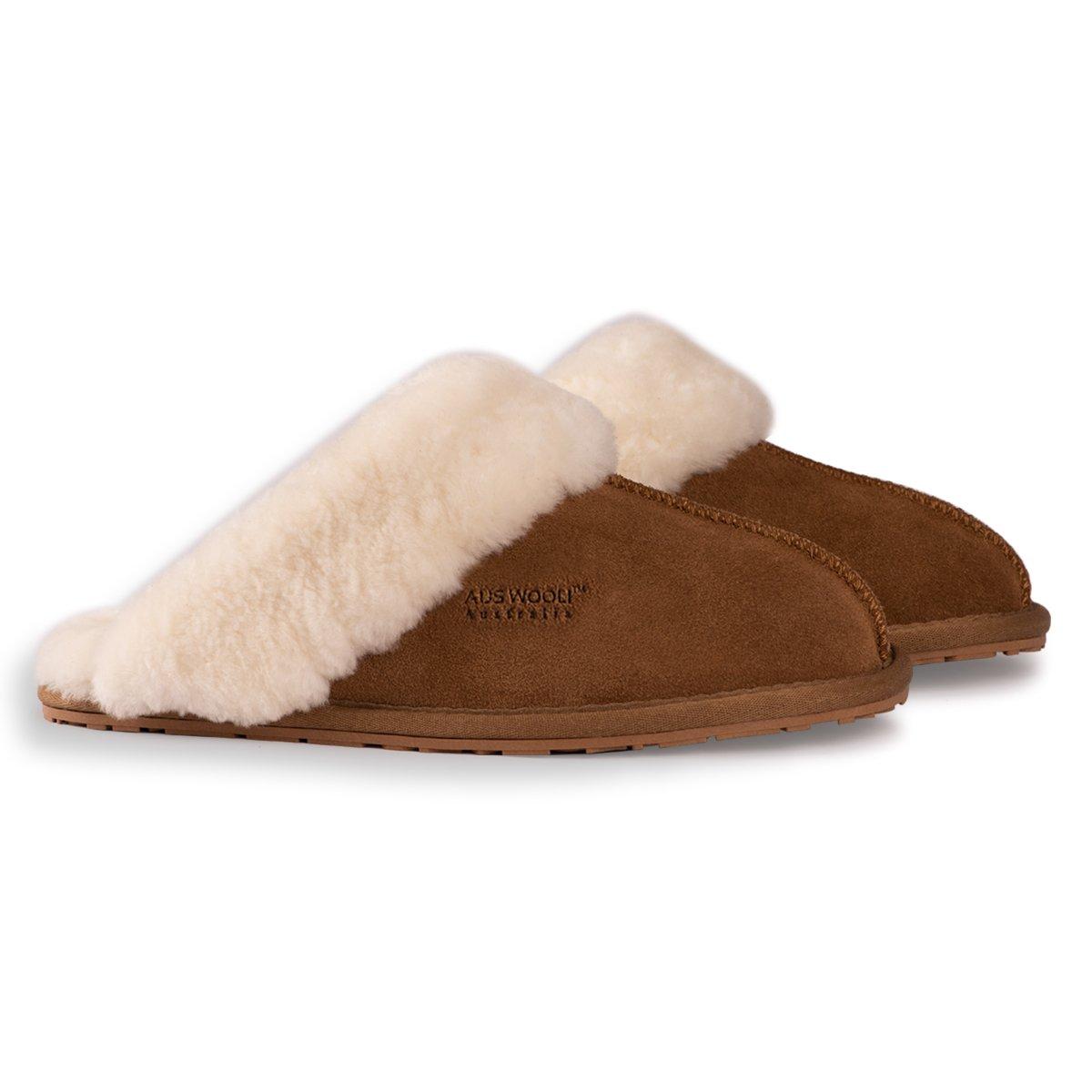 Flats Sheepskin Wool Shelley Slippers Aus Wooli Australia