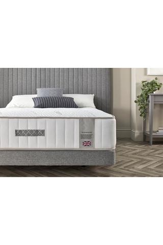 Product Midnight Orthopaedic Mattress Built with Extra Hybrid Support Features White