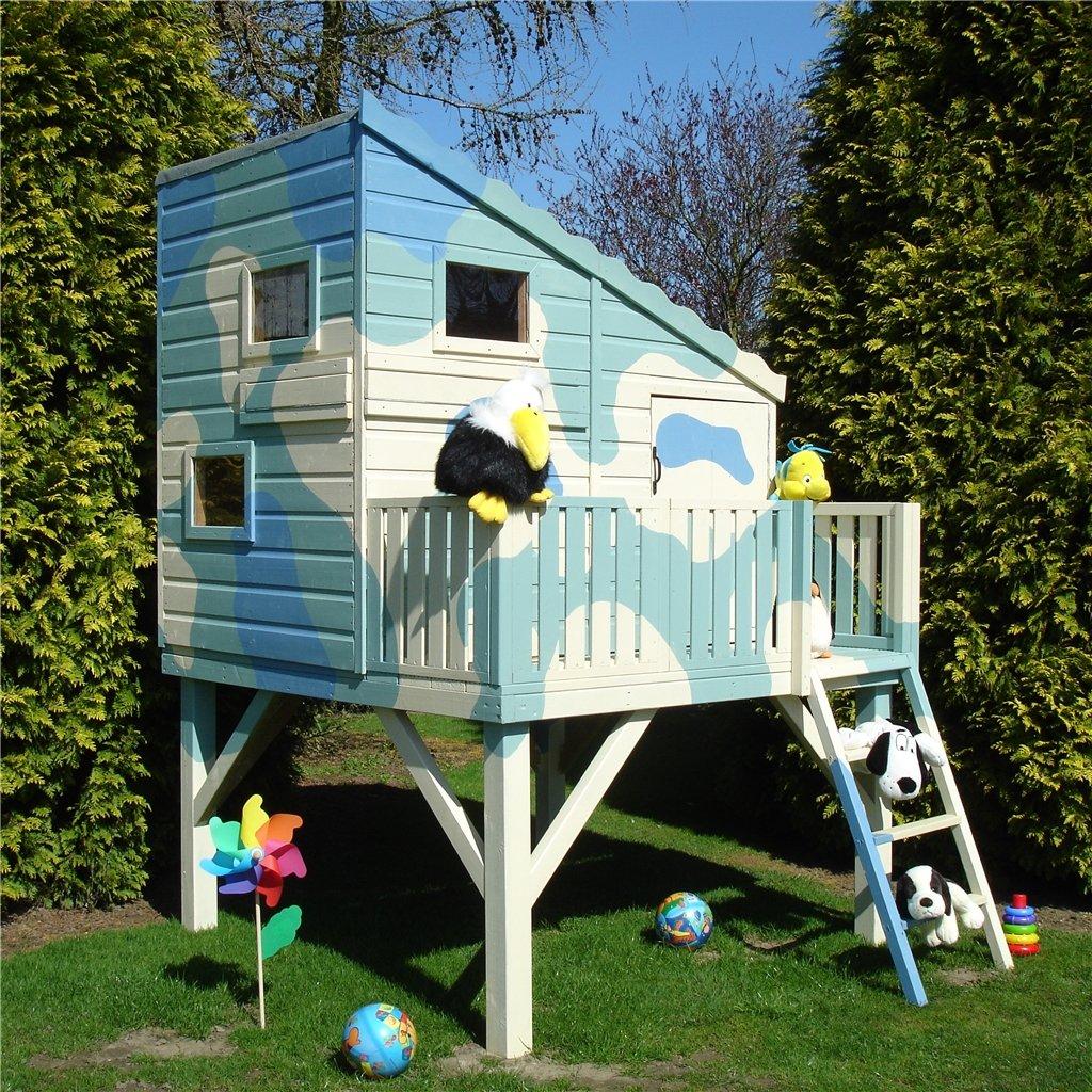 6 x 6 Wooden Command Post Tower Playhouse