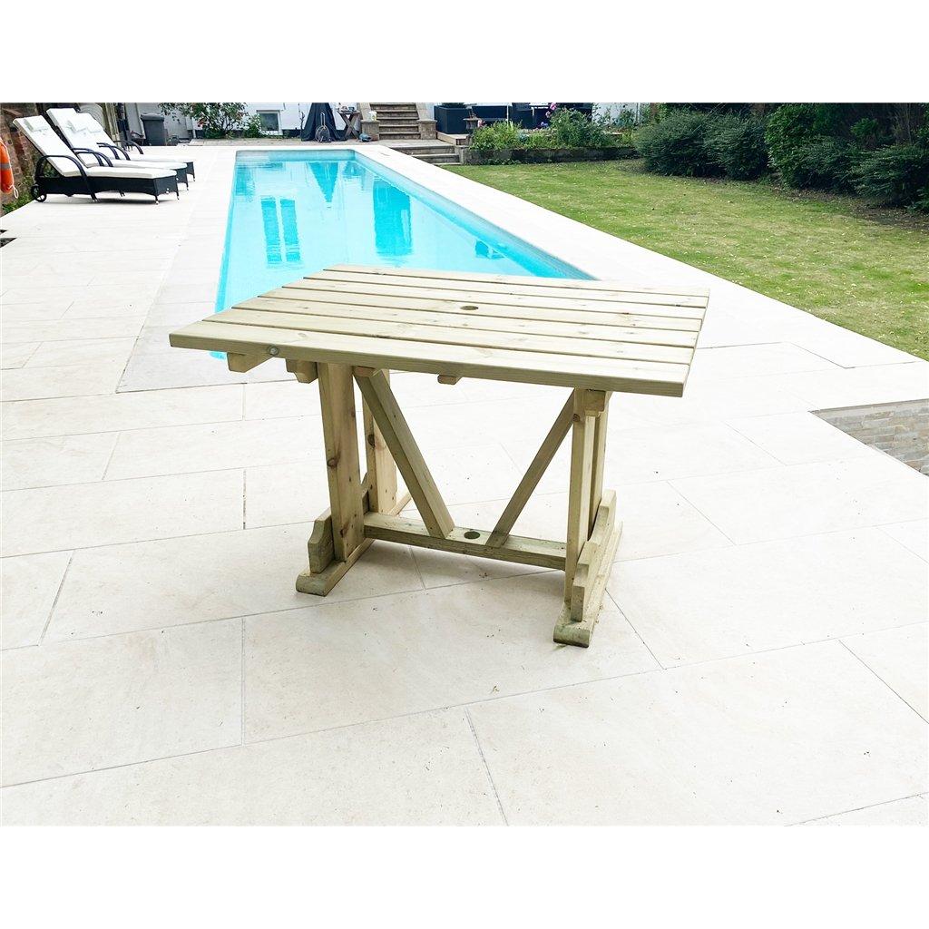 Deluxe Heavy Duty Square Table (6 Seater)