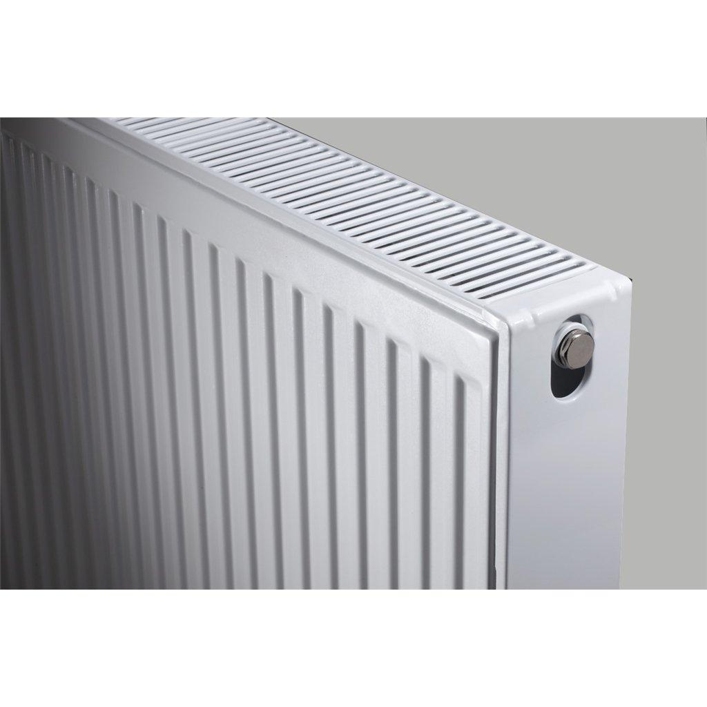 White Double Convector Panel Type 22 Radiator 600mm (H) x 400mm (W)