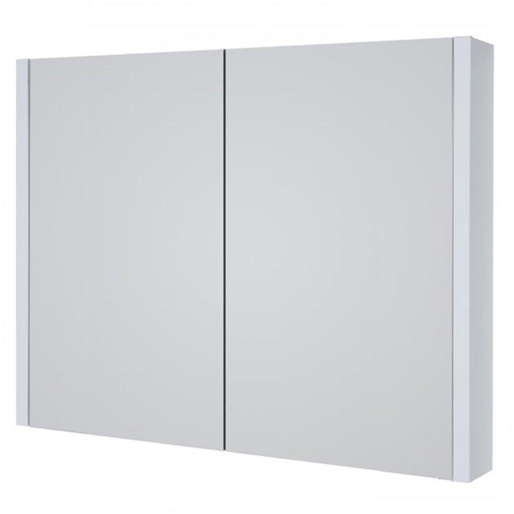 White Mirror Bathroom Cabinet 80cm Wide