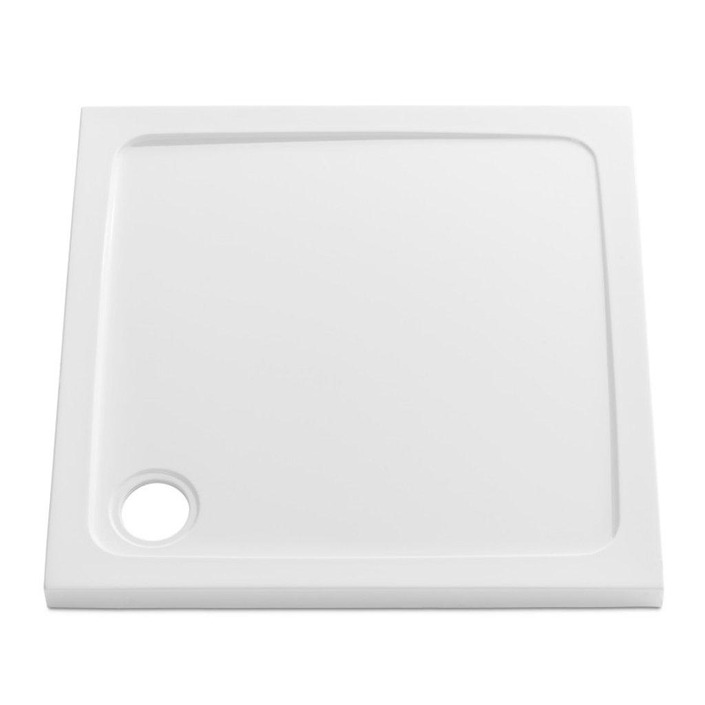 800mm Square Shower Tray - STONE RESIN
