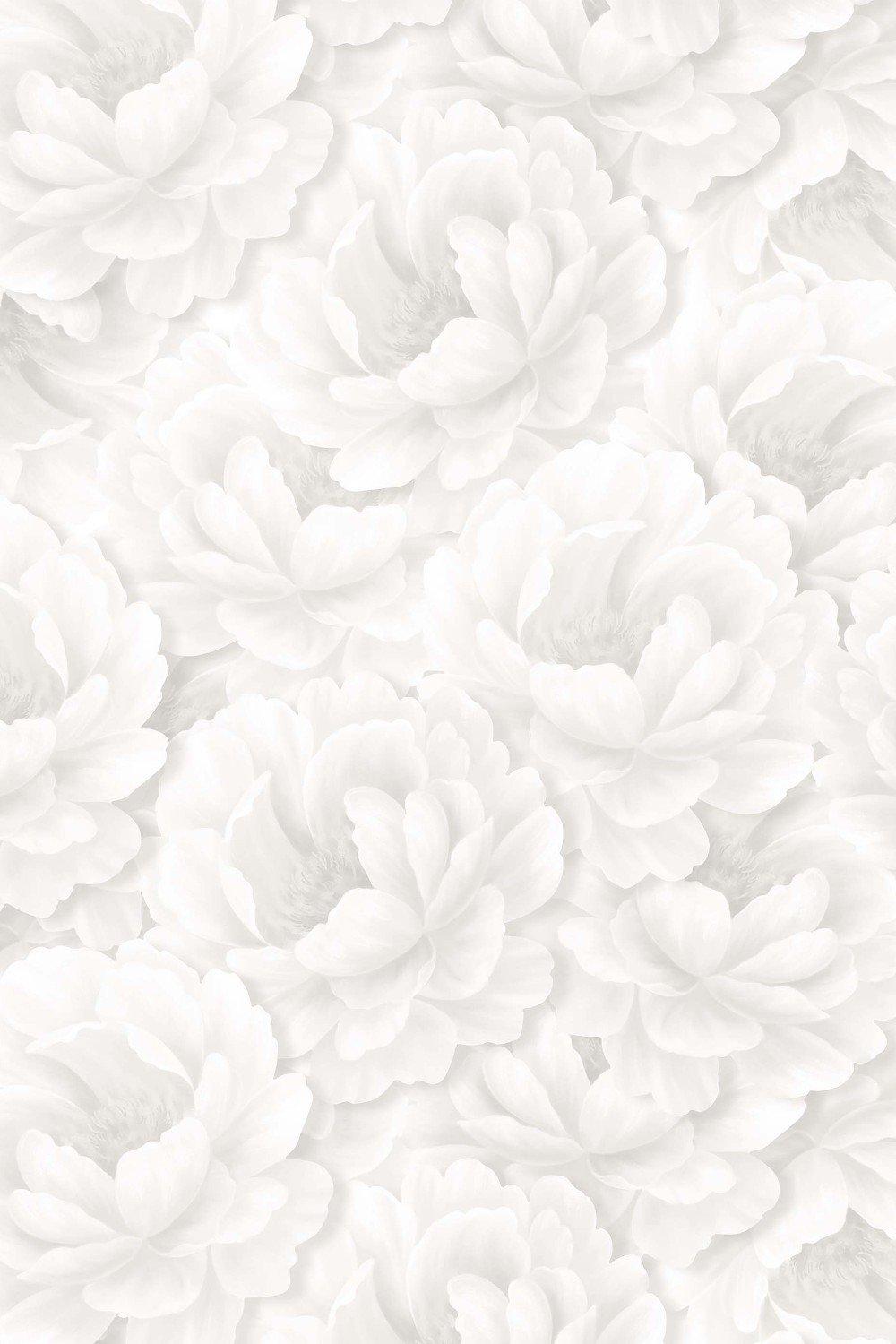 Eco-Friendly Peony Floral Wallpaper
