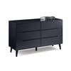 Ashfield Retro Anthracite Wide Chest (6 Drawers) thumbnail 2