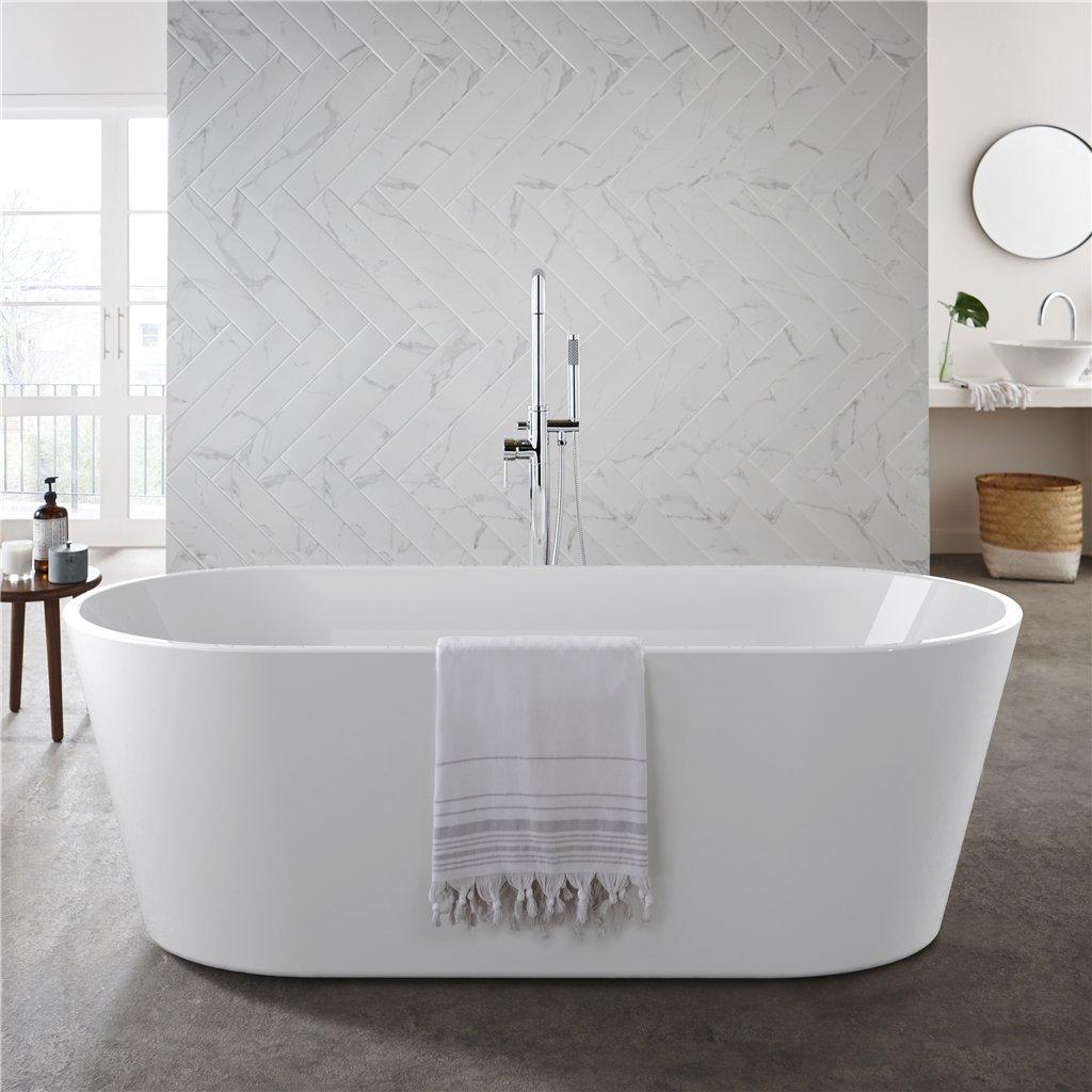 Premium 1700 x 800mm Freestanding Round Style Bath