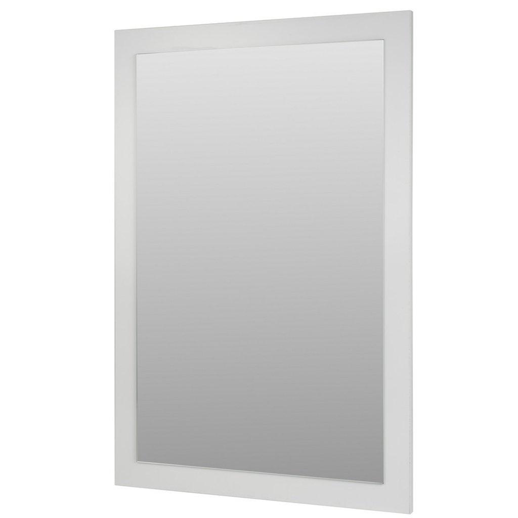 White Gloss 900mm x 60cm Bathroom Mirror