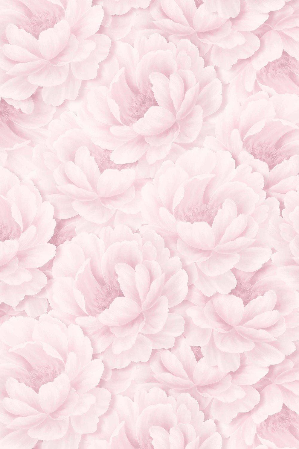 Eco-Friendly Peony Floral Wallpaper