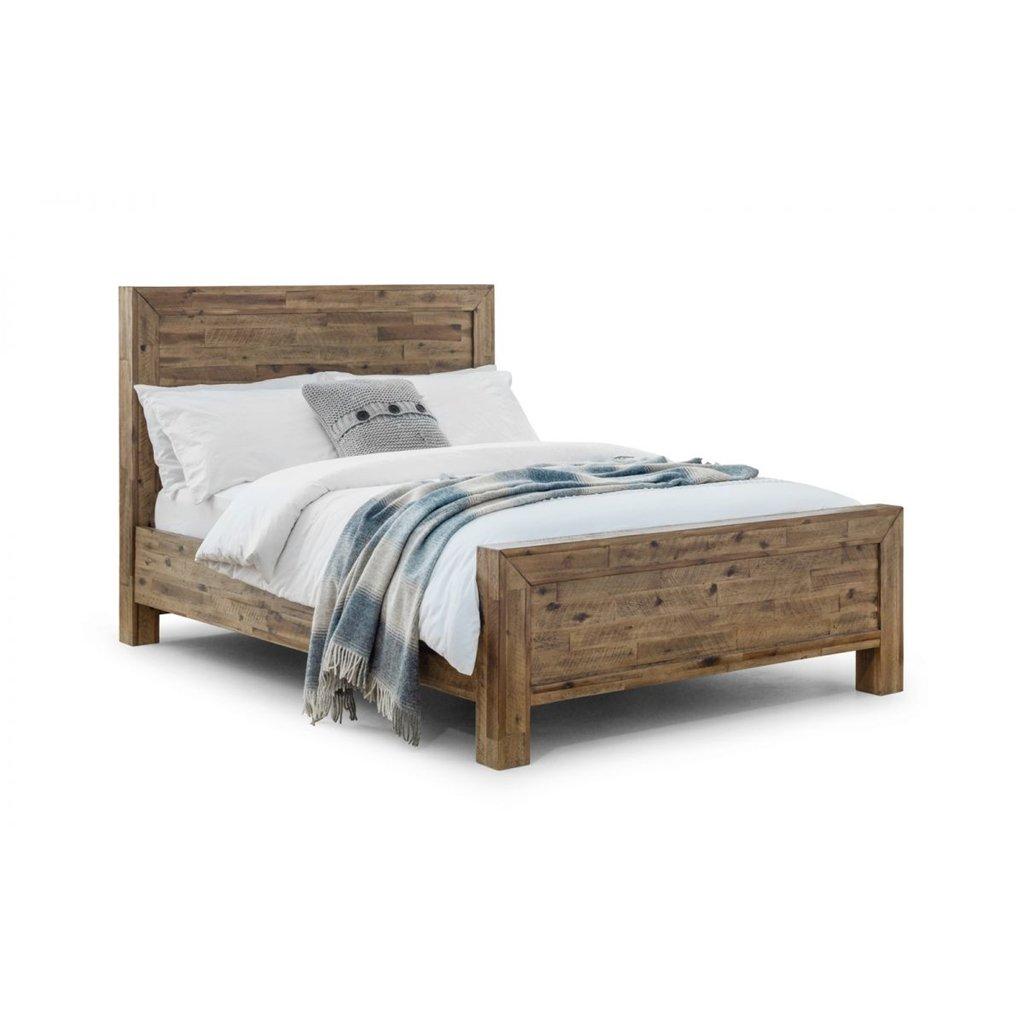 Rustic Oak Bed Frame