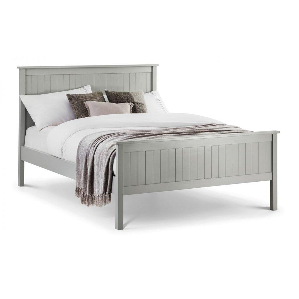 New England Dove Grey Lacquer Bed Frame