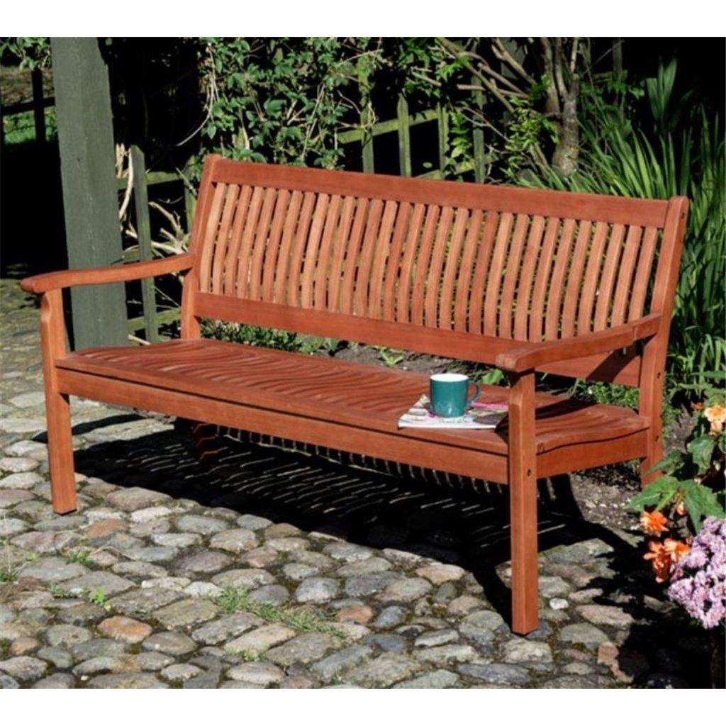 3 Seater Wooden Bench