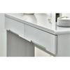 Ashfield Chic Grey High Gloss Dressing Table with 2 thumbnail 2
