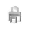 Ashfield Chic Grey High Gloss Dressing Table with 2 thumbnail 6