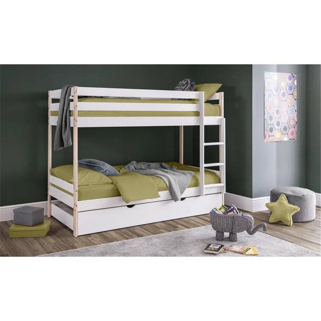 Classic Bunk Bed with Underbed Trundle