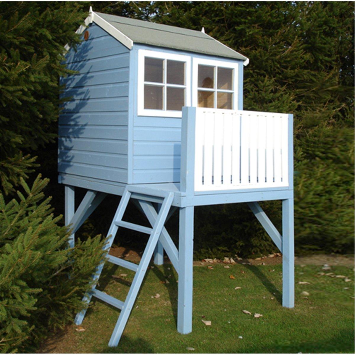 4 x 6 Wooden Tower Playhouse