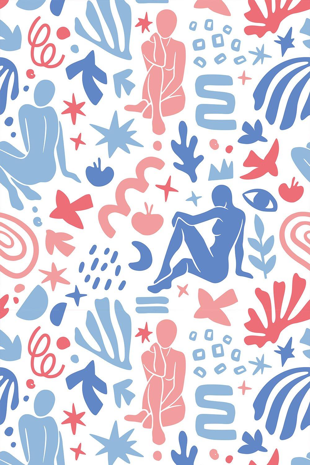 Eco-Friendly Matisse Style People Wallpaper