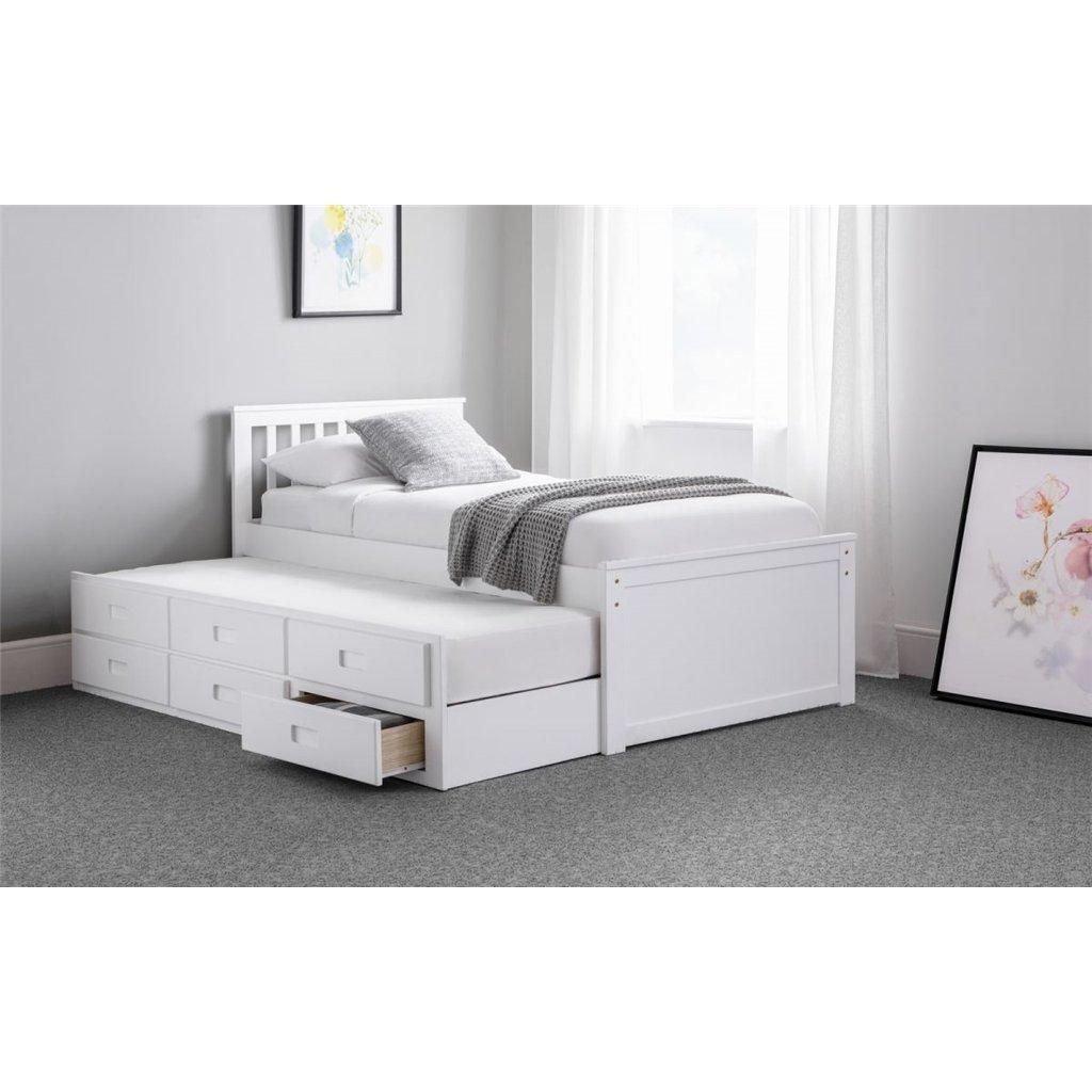 Premier Crisp Pure White Day Bed and Pull Out Bed