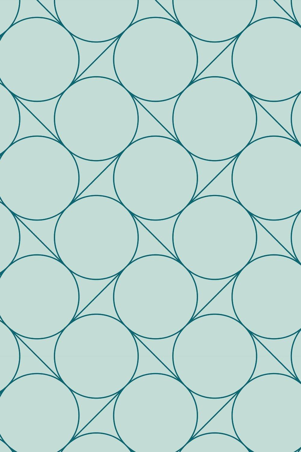 Eco-Friendly Retro Circle Wallpaper