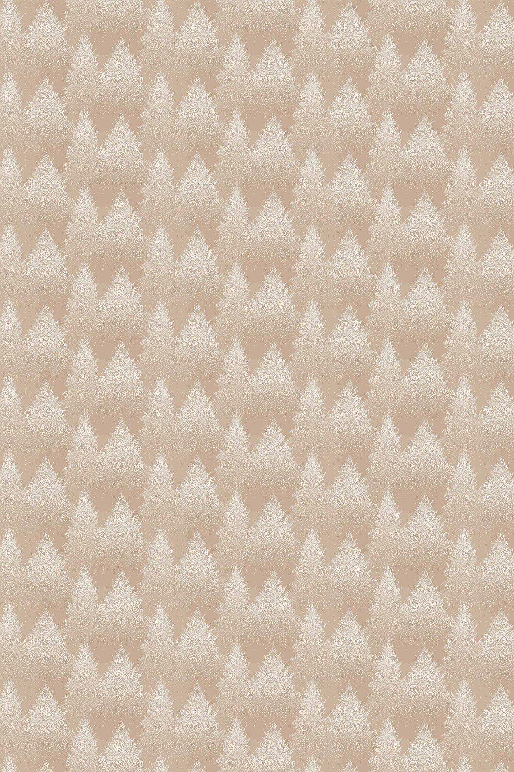 Eco-Friendly Dotwork Forest Wallpaper