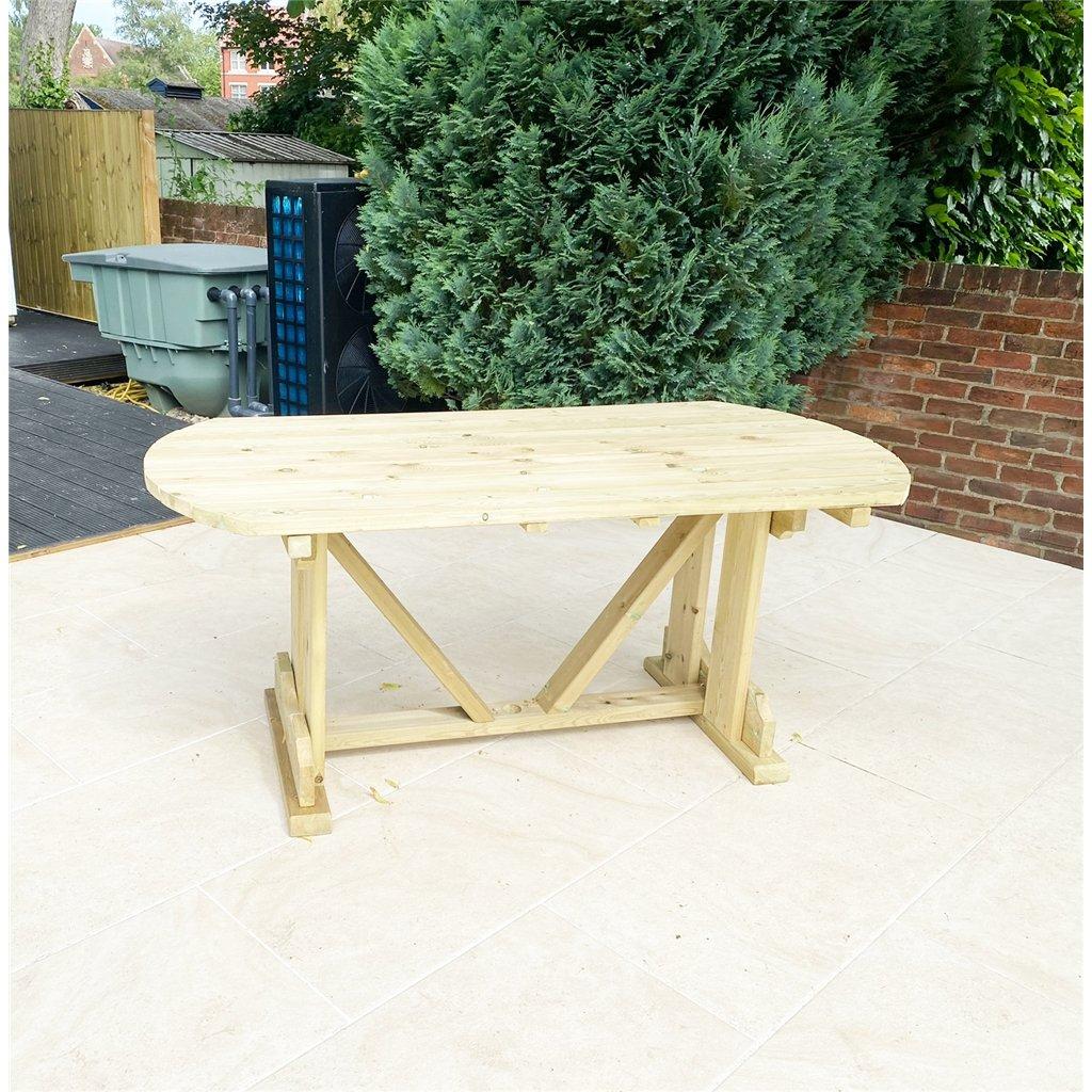 Deluxe Heavy Duty Oval Table (8 Seater)