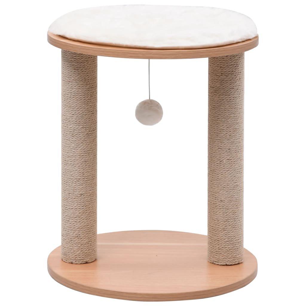 Small Cat Tree with Scratching Posts 44 cm