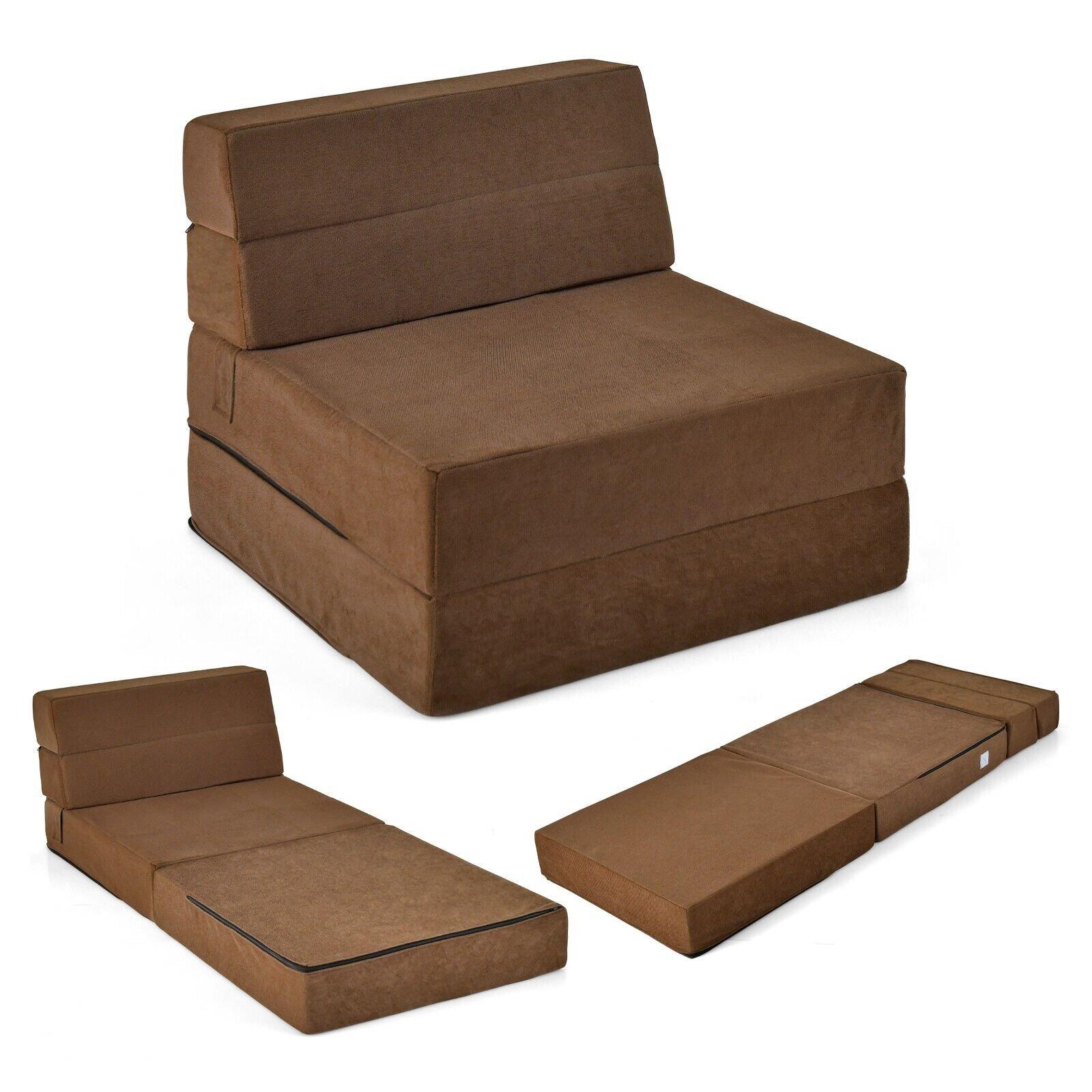 Folding Sofa Bed Lazy Floor Sofa Convertible Sleeper Chair