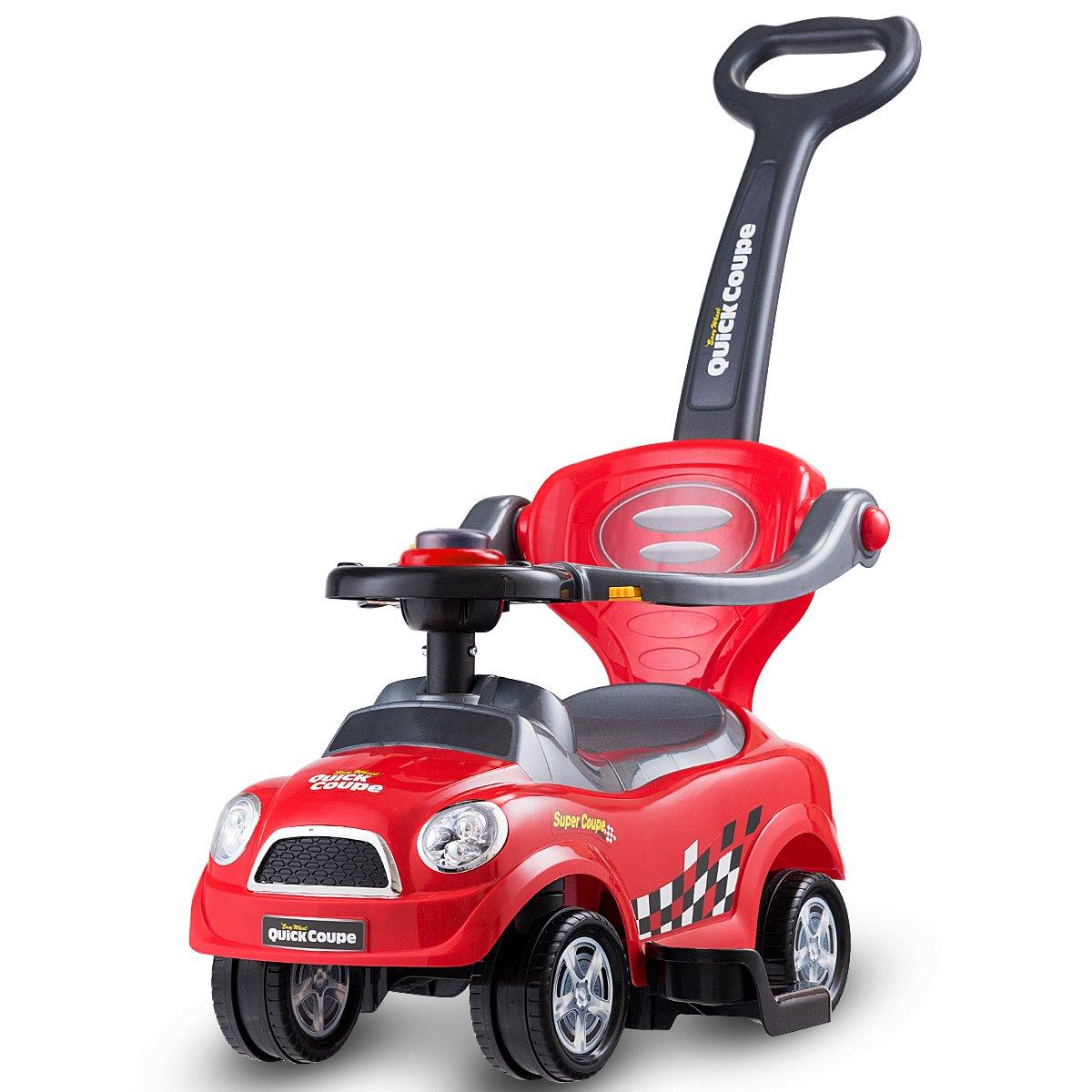 3 in 1 Ride on Push Car Pushing Car Toy Mega Car for Toddler