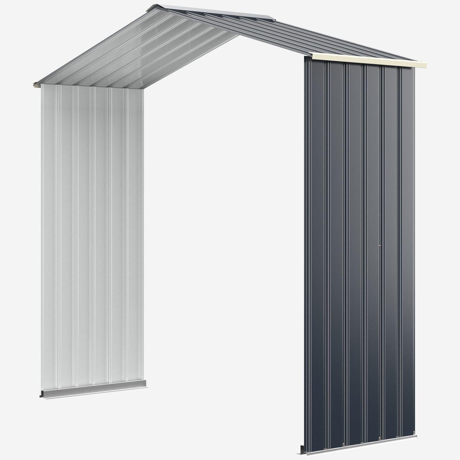 Outdoor Storage Shed Extension Kit for 195 cm Shed Width Increased Storage Space